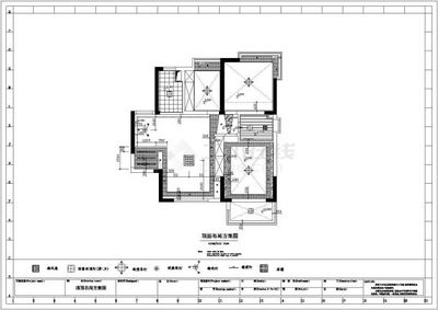 【室內裝修設計】某兩室一廳戶型私人住宅現代風格室內裝修設計cad全套施工圖(含完工照片)_土木在線